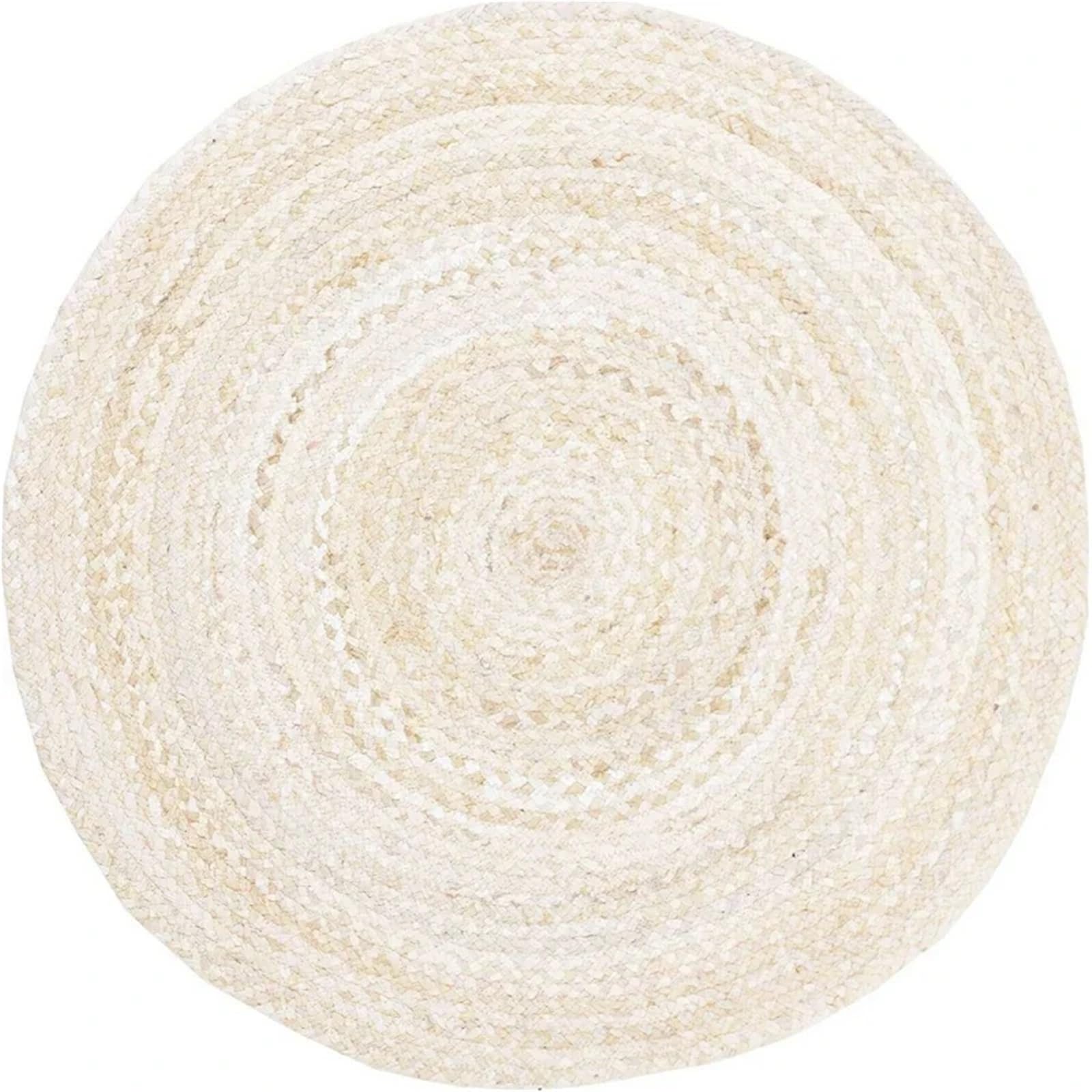 Alfombras de yute hechas a mano reversibles para suelos de dormitorios modernos