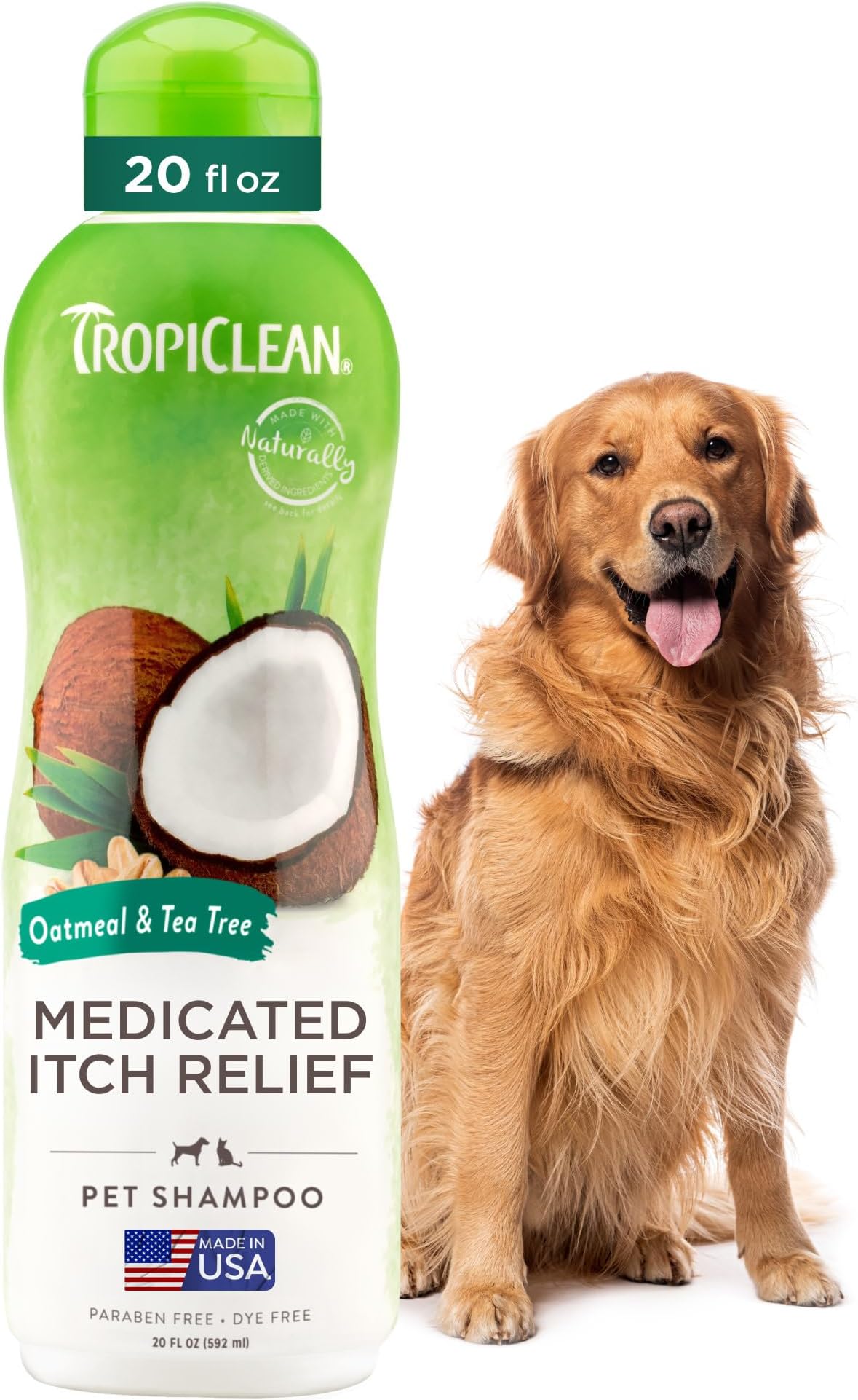 Oatmeal and Tea Tree Pet Shampoo, 20oz