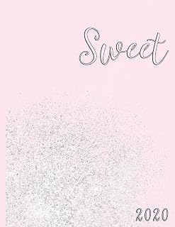 Sweet in Pink with a Soft Spray of Glitter: 2020 Schedule Planner and Organizer / Weekly Calendar