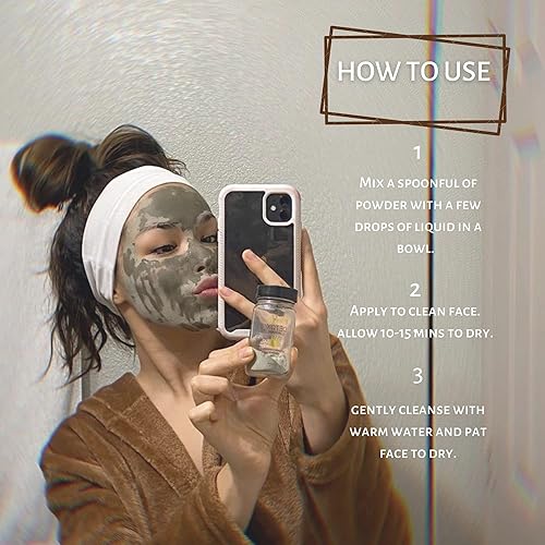 Miniatura 6 de Muddy Body - Mascarilla facial de arcilla desintoxicante  Embalada con nueve ingredientes naturales nutritivos para la piel arcilla del mar muerto