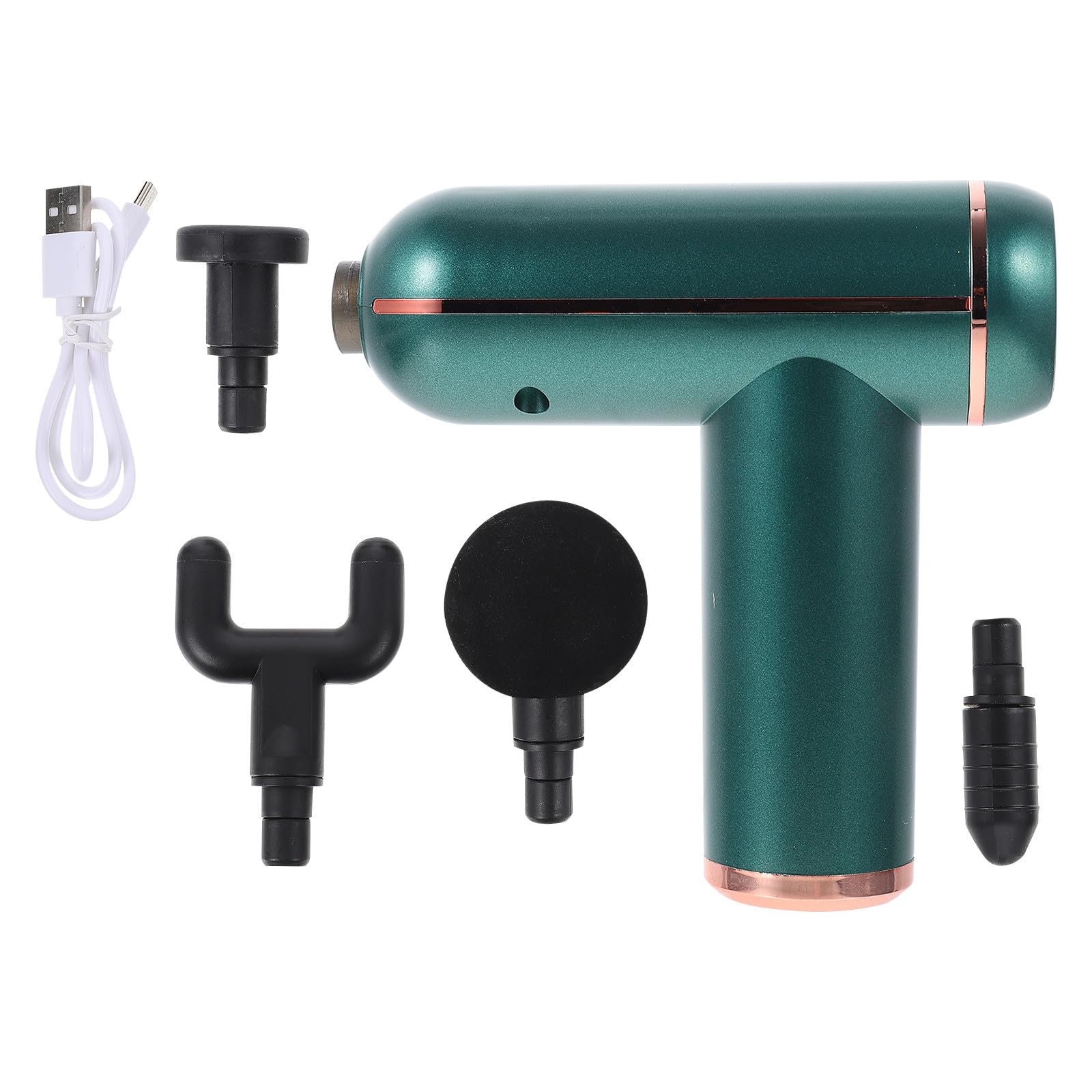 Grünes Handmassagegerät mit Touchscreen, 6 Stufen, 1800mah
