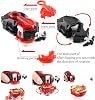 12 Pcs Battling Top Gyros Turbos Set Spinning Top 4D Toy Gift 3 Launcher with Box 07A