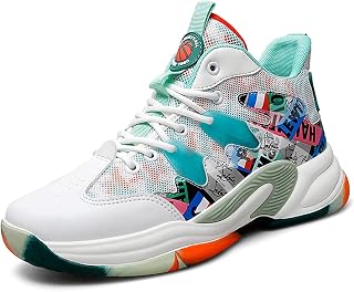 PTYIBO Unisex's Streetball Sneakers Non Slip Mens Womens for Streetball Sneakers Running Shoes