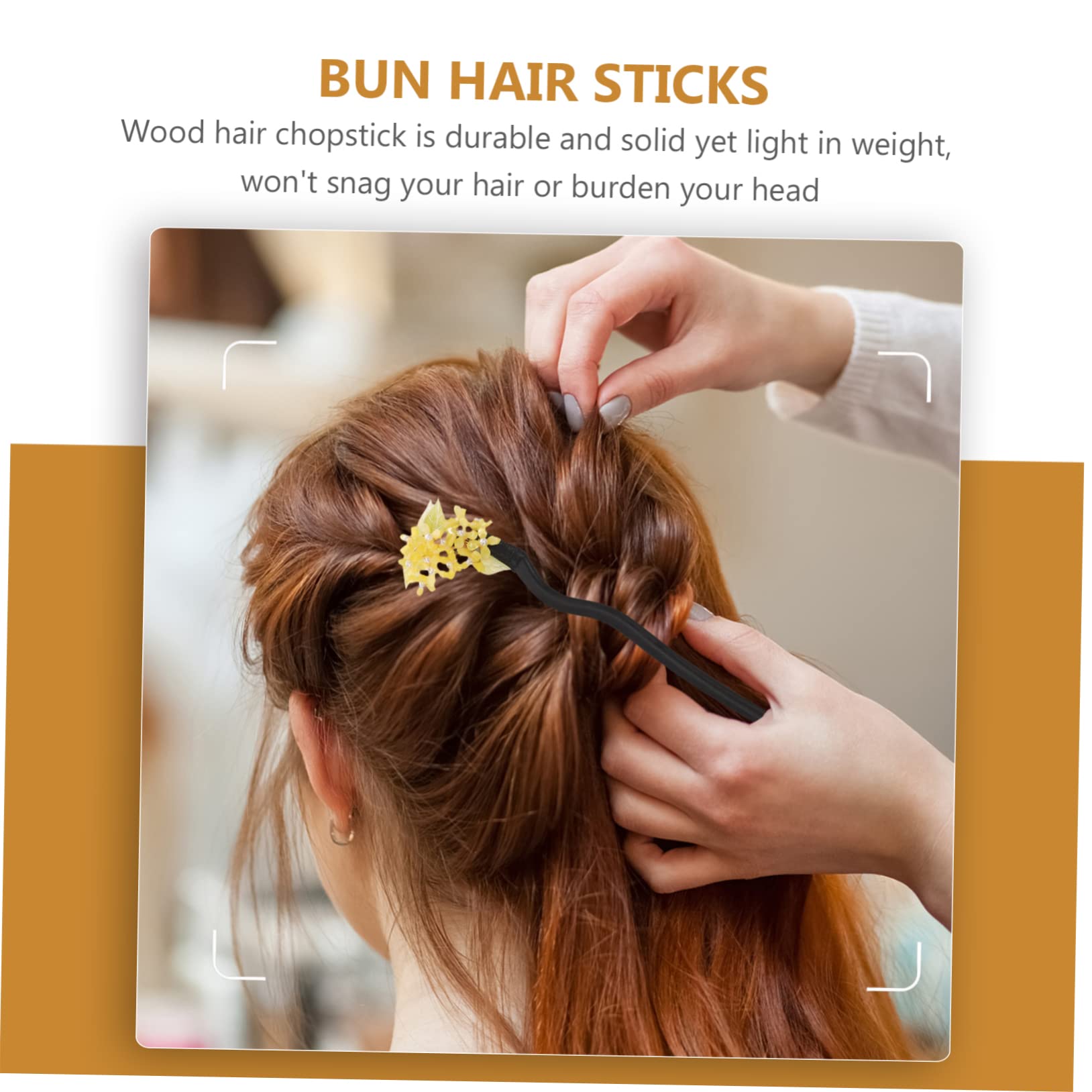 MAGICLULU 4 Piezas Horquilla hair clips orquillas palo de pelo chino cabello pasadores de pelo pasador de pelo pasador de moño de mujer palos de pelo chino cheongsam sombrerería Decorar
