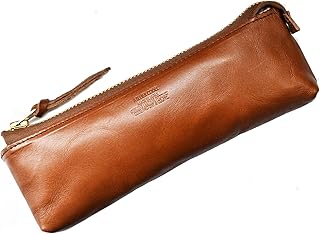 コデル atelierCODEL ペンケース 筆箱 革 レザーペンケース 栃木レザー 最高級の革の肌触り 日本製 (ブラウン)