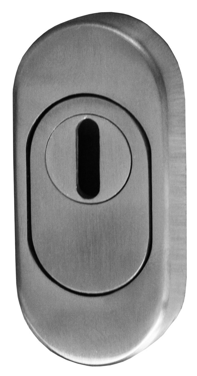 Alpertec Rosetta di sicurezza Rosette con cilindro abreiss protezione sicurezza Rosetta per porte di casa e appartamento porte d' ingresso, 1 pezzi, 32858990
