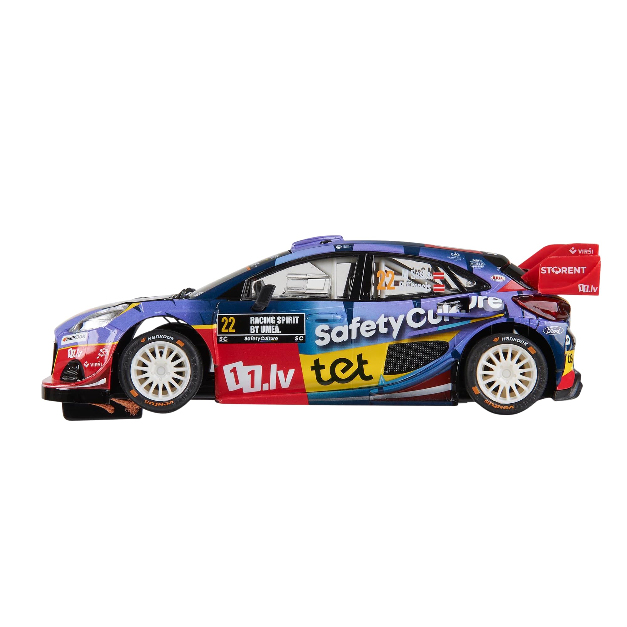 SCALEXTRIC - Vehículo de Carreras Classic - Coche Slot - Escala 1:32 (Ford Puma WRC - Sesks '25)