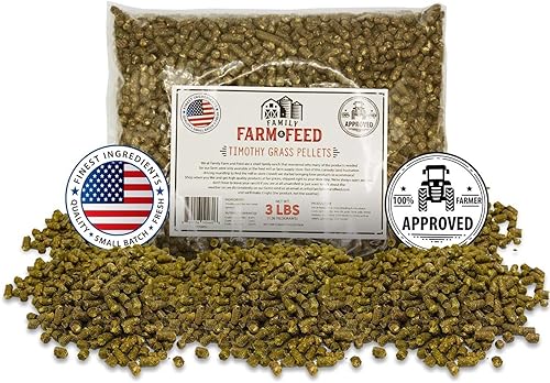 Vista 17 de Alfalfa Heno Alimento Mascotas Pequeñas Jóvenes y Adultos Pellets 5 libras