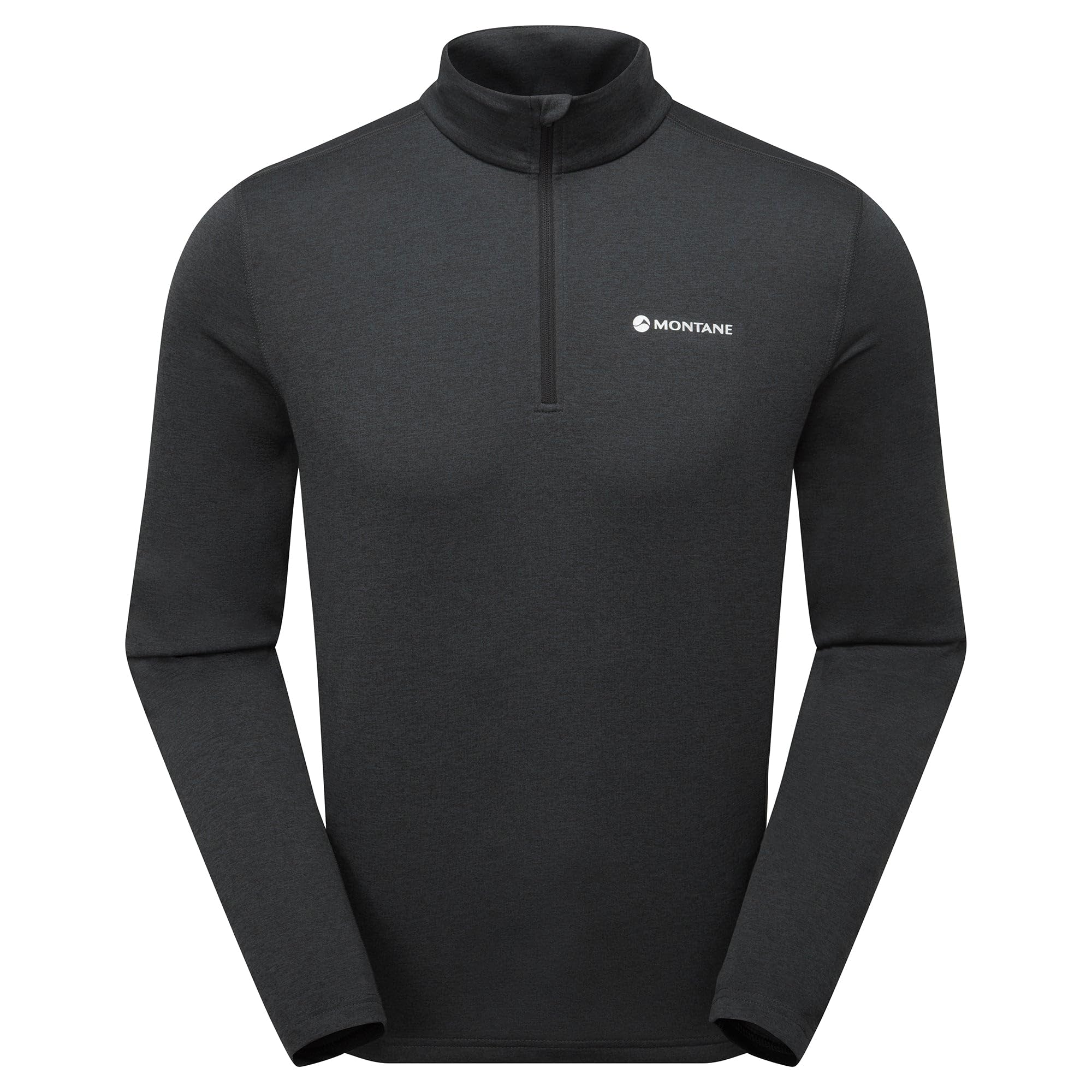 Montane Men's Black Dart Zip Neck T-Shirt