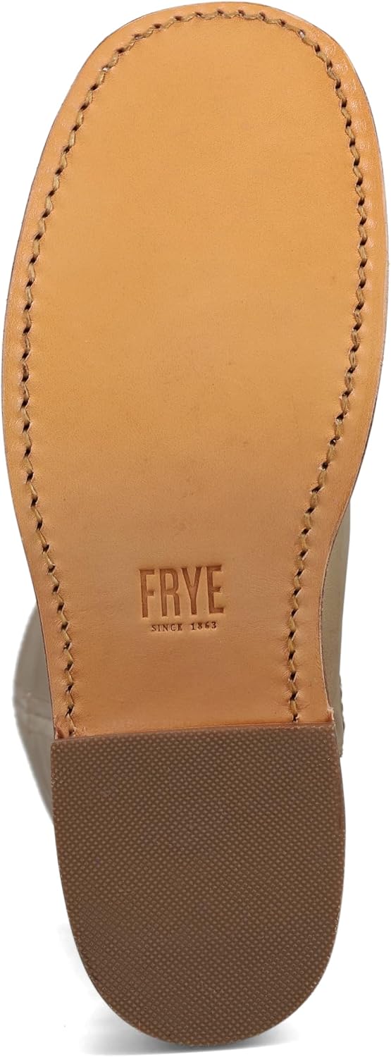 Frye Campus 14L Tall Leather Boots for Women - Chunky Heels - Waterproof Welt Shoes - Riding-Style Knee-High Boots for Women - Pull-On Tabs - Cushioned Leather Insole for All Day Wear