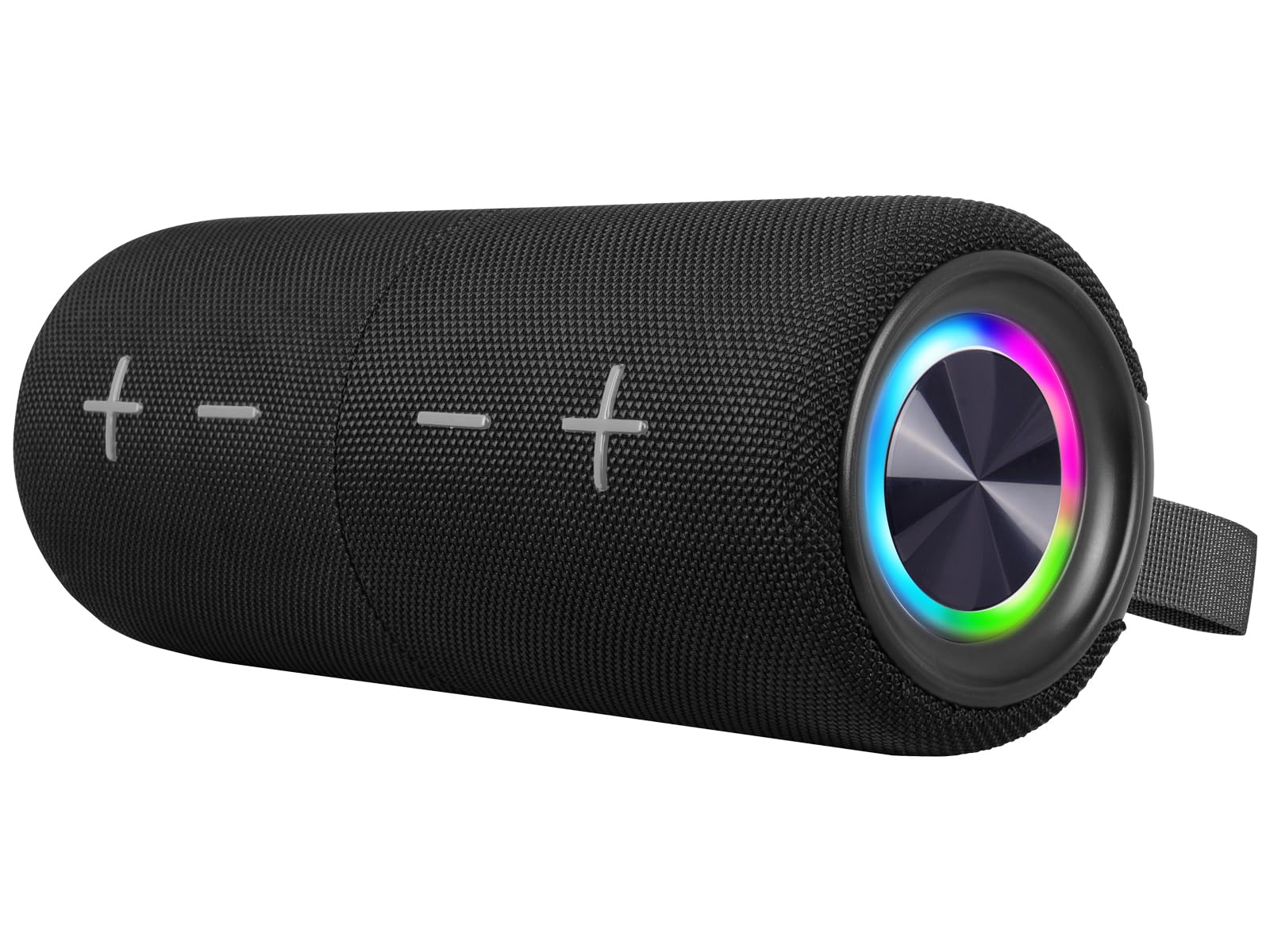 Trevi XSC 8A88 B Cassa Wireless Portatile 2x15W Stereo con Woofer Passivi, IPX5 Impermeabile, Lettore MP3 Micro SD, AUX-IN, Disco Light e Speaker Separabili, Nero