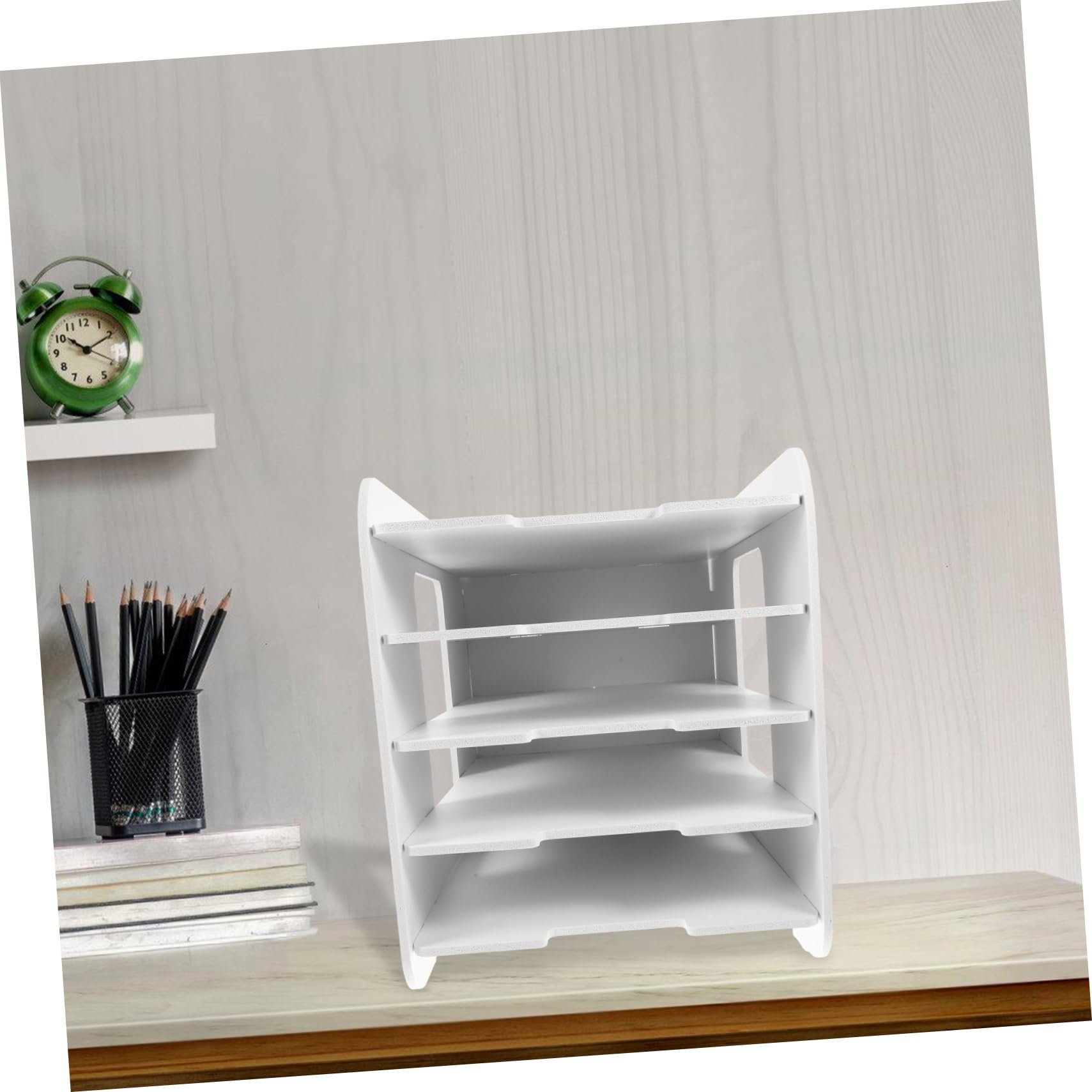 Portadocumenti Multi-tier Organizer Per Scrivania Ripiani Per Fatture e Riviste Design Per Facile e Resistente