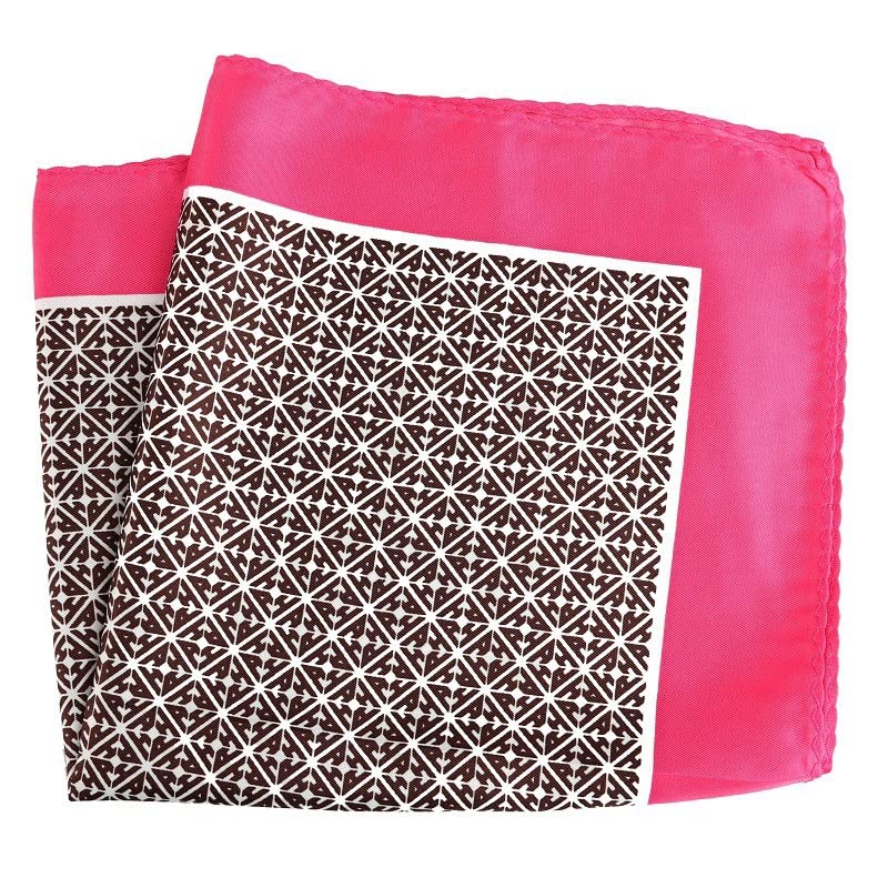 Serviette de poche de costume mouchoir carré motif carreaux
