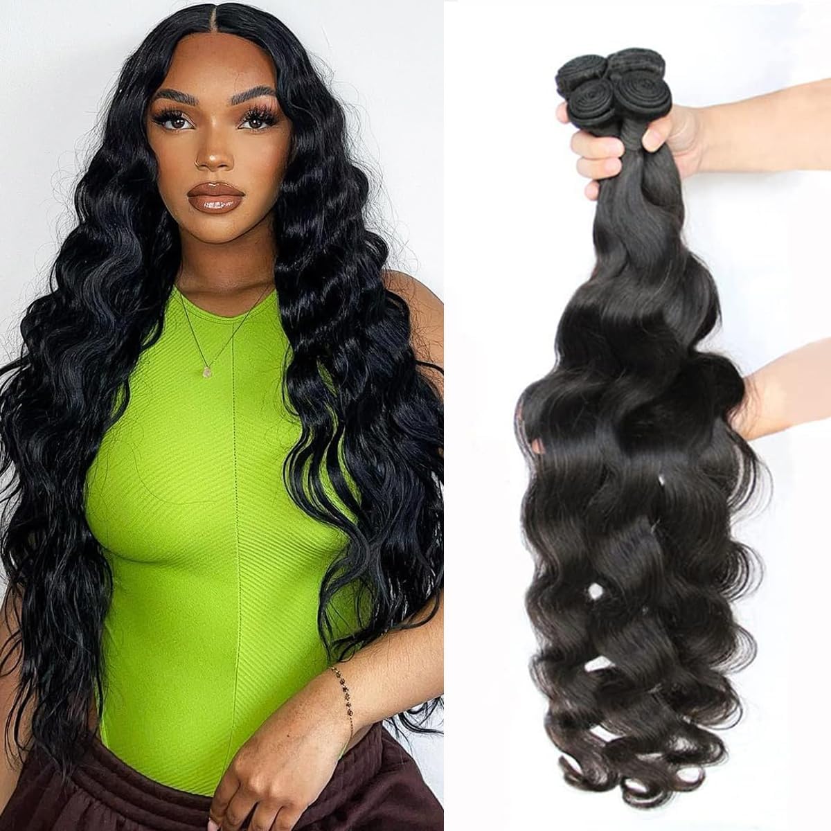 body Wave bundles human hair bundles 1