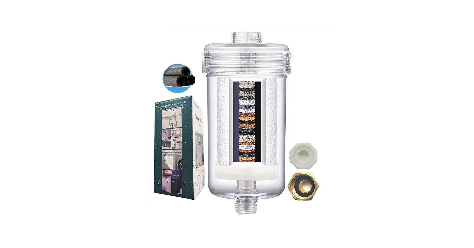浄水器・整水器 MAG MAX WATER SYSTEM Amazon.com: ZHYUUAX 1 Micron Washing Machine Water Filter