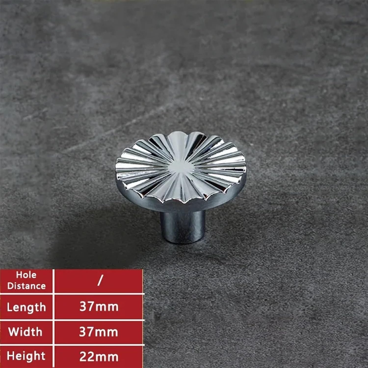 Kitchen Cabinet Storage Door Knobs Furniture Handle Kitchen Item Cupboard Closet Drawer Dressers Wardrobe Pulls 2Pcs(Chrome Single Hole)