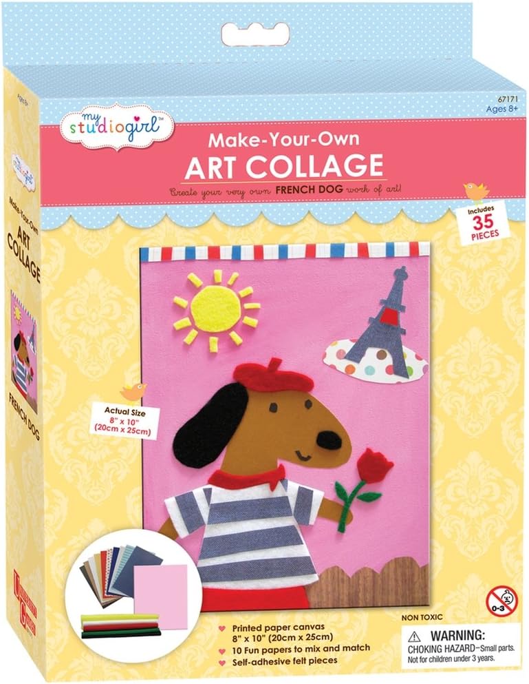 My Studio Girl Paint and Create Felt Dog Sew Kit