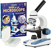 Vista 7 de Microscopio compuesto sin cuerdas con lentes y luz led AmScope m150 C-i 40x -1000x.