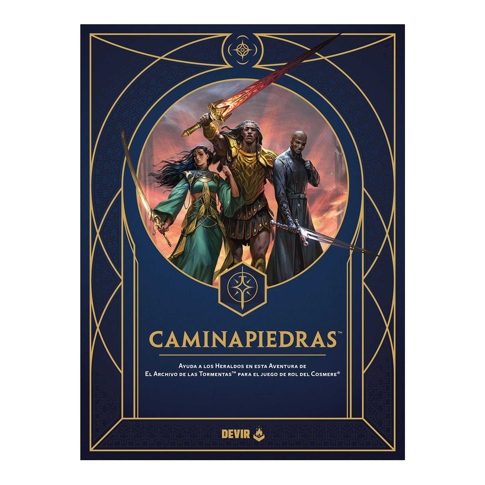 Devir – Aventura de rol “Caminapiedras” (Cosmere): campaña inspirada en El Archivo de las Tormentas – de nivel 1 a 8, luz y juramentos radiantes (ARTOCAMINASP)