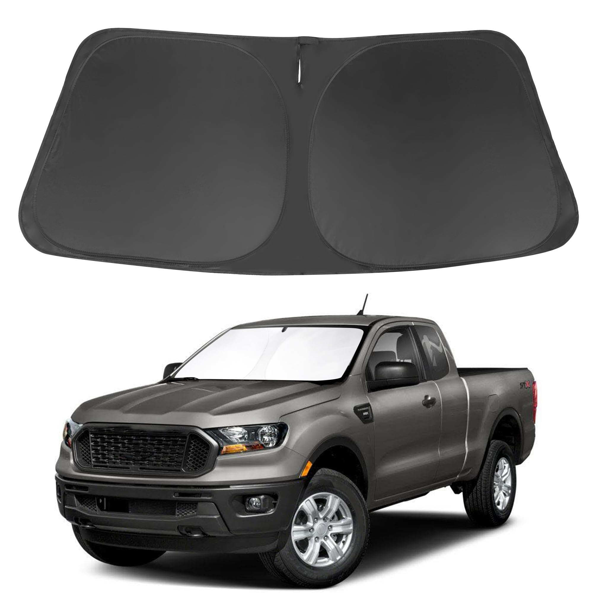 Windshield Sun Shade for 2019-2025 2026 Ford Ranger Accessories