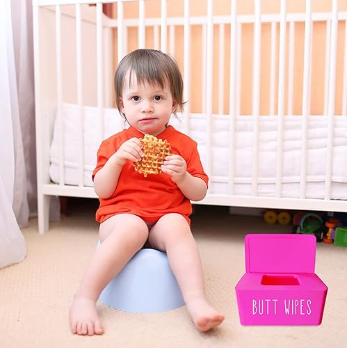 Miniatura 10 de Dispensador de toallitas para baño, tamaño mejorado (8.2 pulgadas de largo x 4.9 pulgadas de ancho x 3.9 pulgadas de alto), contenedor dispensador