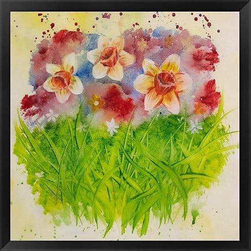 Buyartforless IF EDC464 - Cuadro decorativo (4.7 x 4.7in, 1,25), color verde