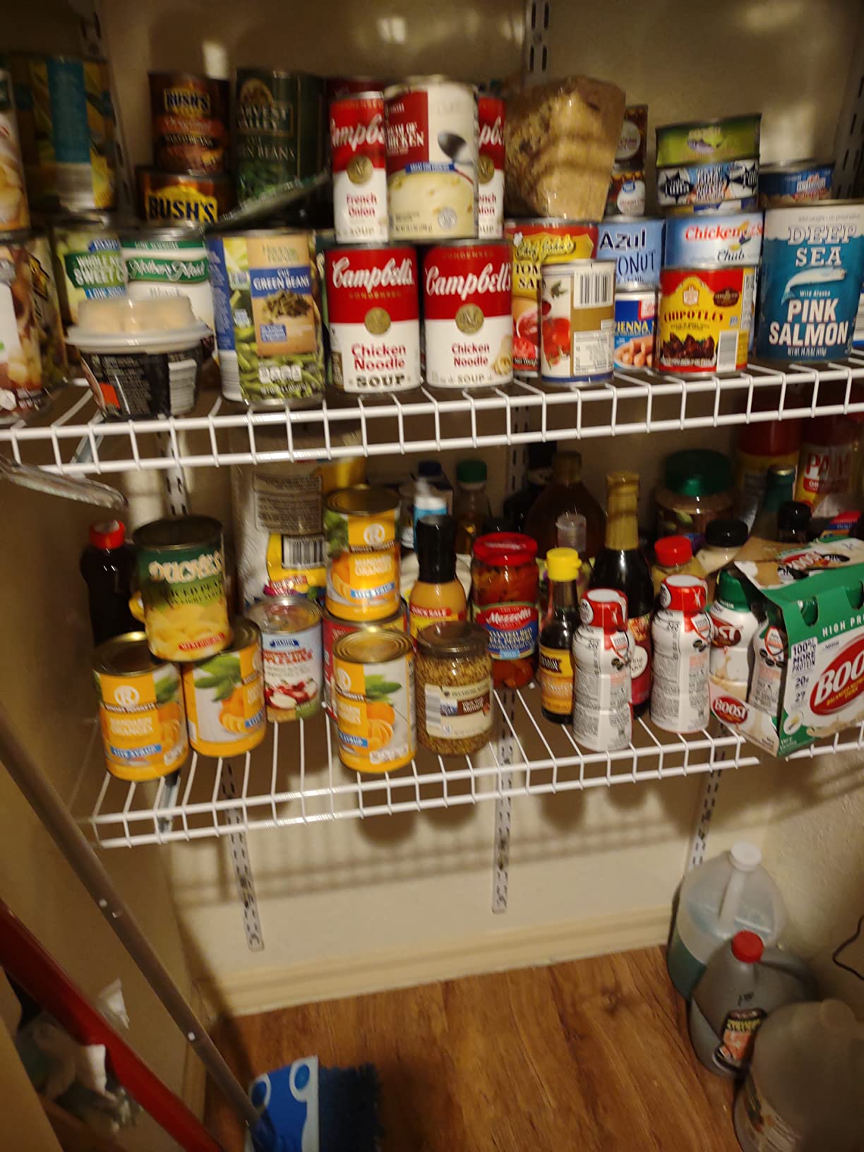 5/mo Finance Rubbermaid Linen Closet Shelf Kit, 2foot x 12Inch