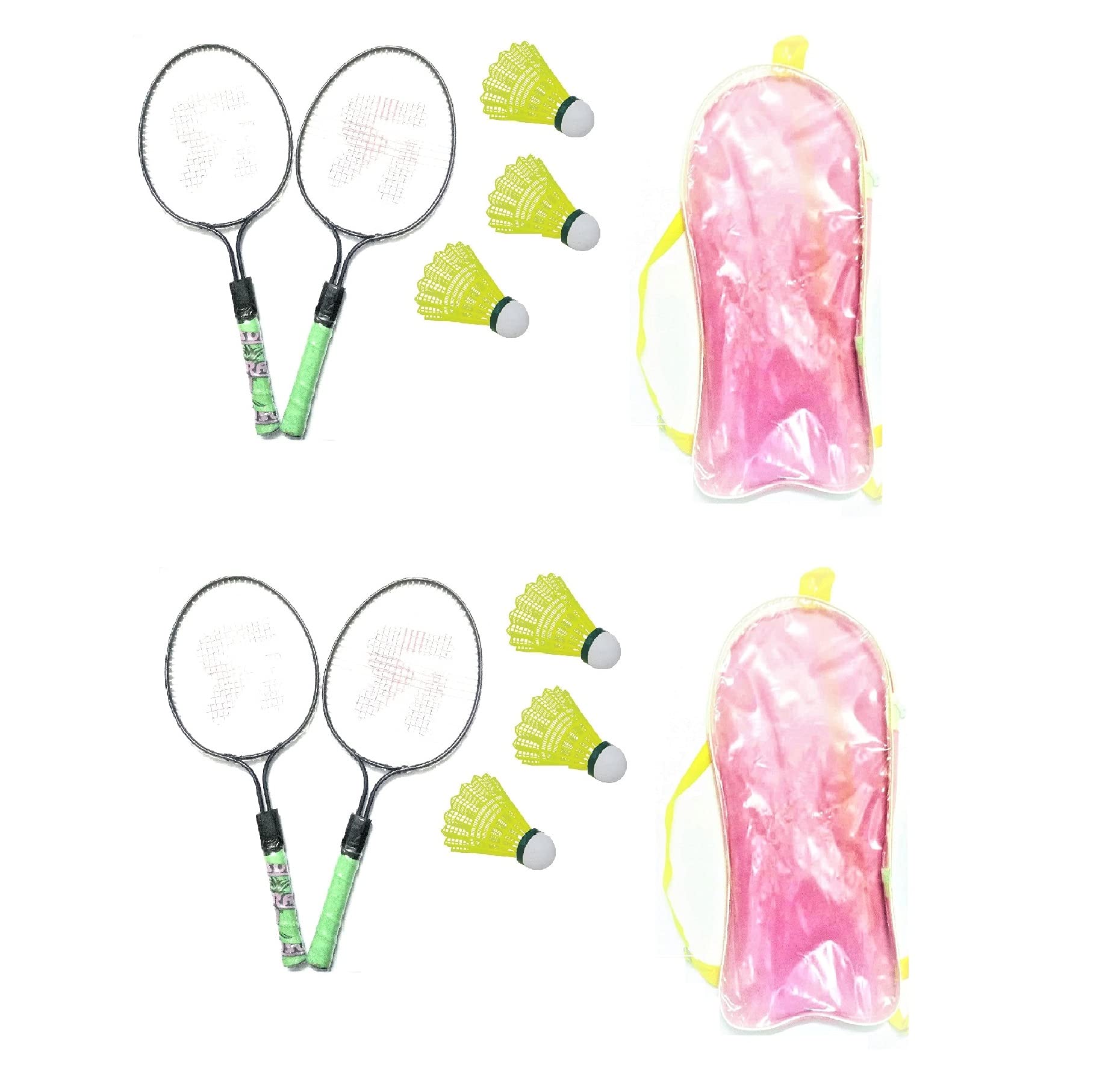 Forever Online Shopping Kids Badminton Racquets Short Handle with Plastic Shuttles (Pack of 4) Black (B076YXZ4B4) Amazon Price History, Amazon Price Tracker