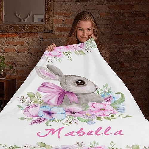 Miniatura 78 de Manta de bebé personalizada con nombre, mantas de bebé de elefante personalizadas para niñas, regalos de bebé, productos para bebés, mantas súper