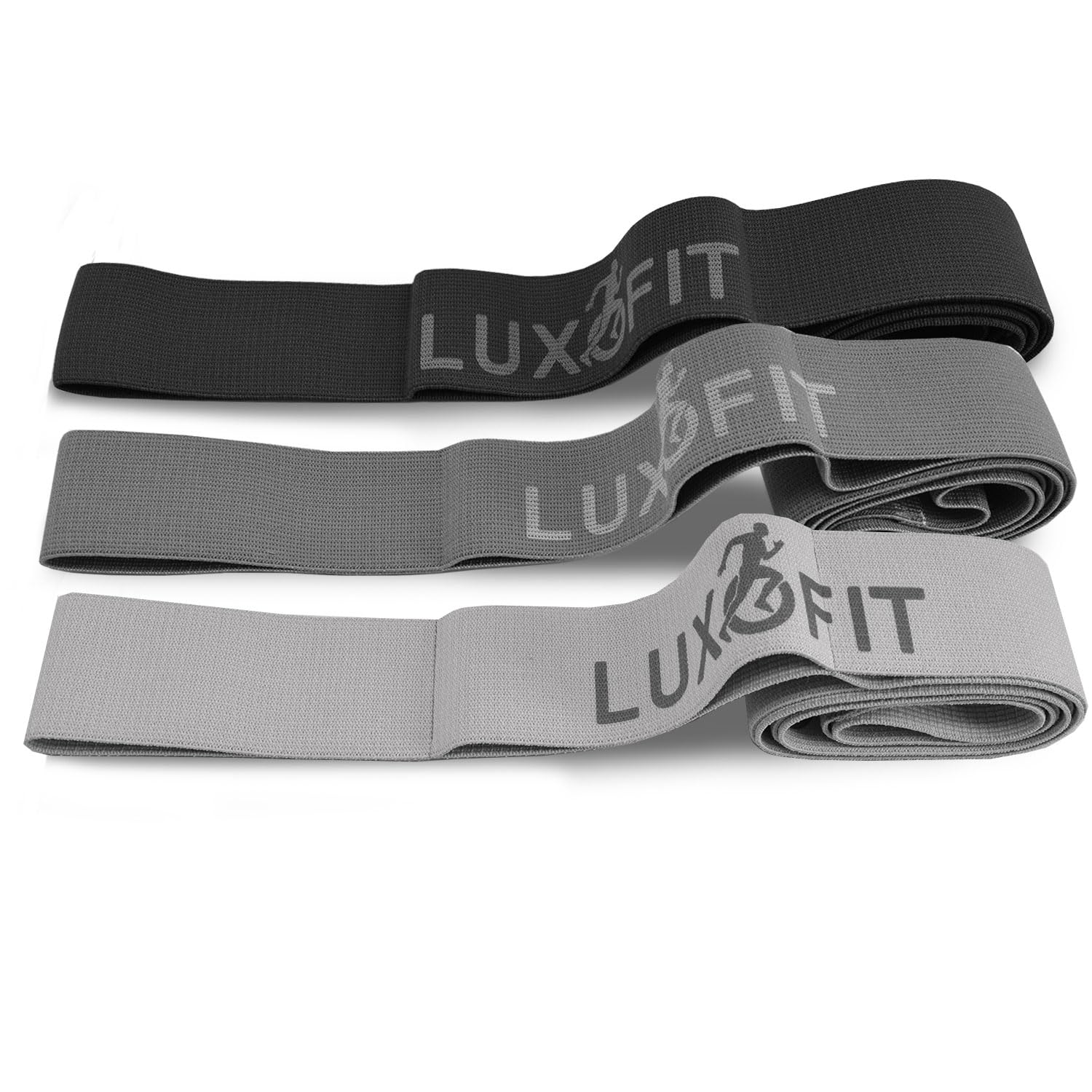 Fitnessbänder Widerstandsbänder Strong Medium Light Supersportband 1155mm, Sportband hautfreundlich, waschbar, Made in Germany, für Anfänger und Fortgeschrittene