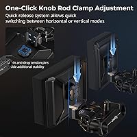 Vista 5 de SMALLRIG Almohadilla de pecho ligera con abrazadera de varilla LWS de 0.591 in para operación de cámara de mano - MD3183