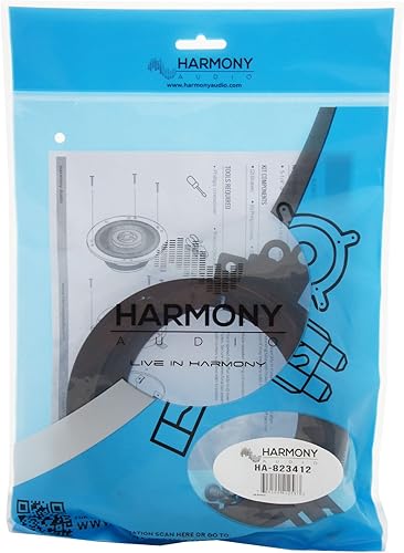 Vista 17 de Harmony Audio Compatible con Ford Fusion HA-825605 2013-2019 Altavoz frontal de fábrica a adaptadores de altavoces de 6.5