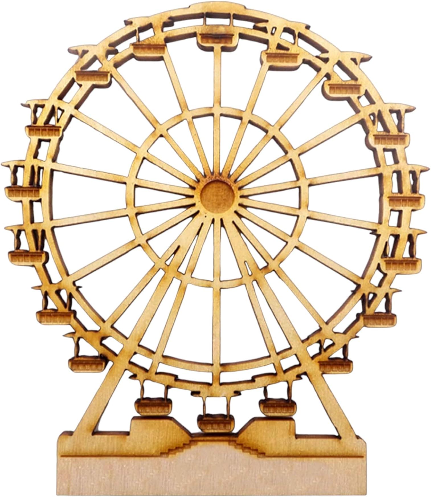 Personalized Ferris Wheel Ornament, Engraved Carnival & Amusement Park Keepsake, Christmas Tree Decoration, Unique Gift for Theme Park & Fair Lovers