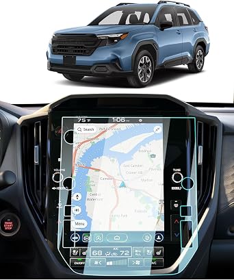For 2026 Subaru Forester Screen Protector - 2025 2026 Forester Accessories Premium/Sport/Limited/Touring 9H Tempered Glass 11.6 Inch Navigation Film Anti-Scratch Reduce Fingerprints High Sensitivity