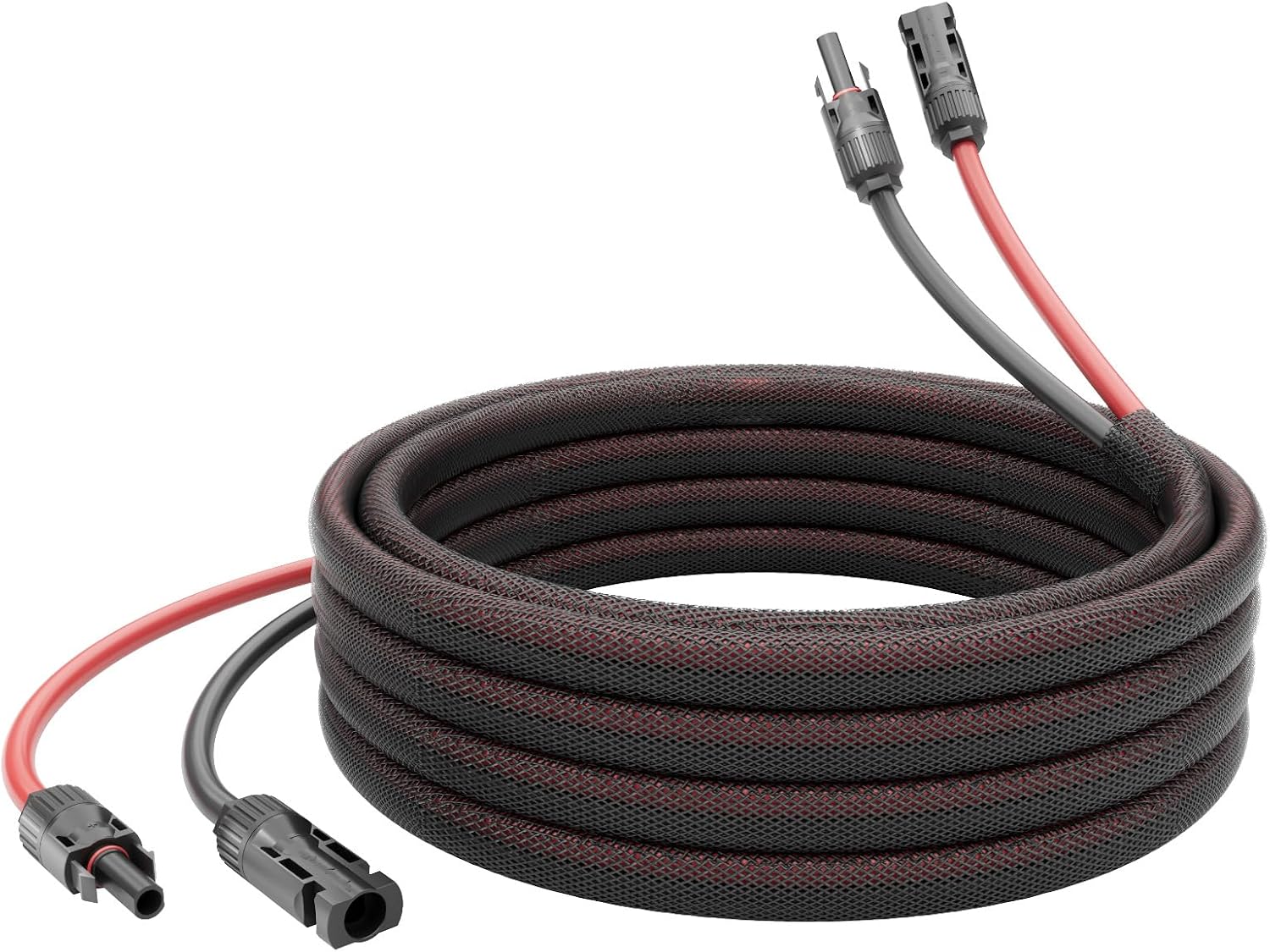 30FT Solar Cable,10AWG Solar Panel Extension Cable with Female and Male Connectors,IP67 PV Wire for Solar