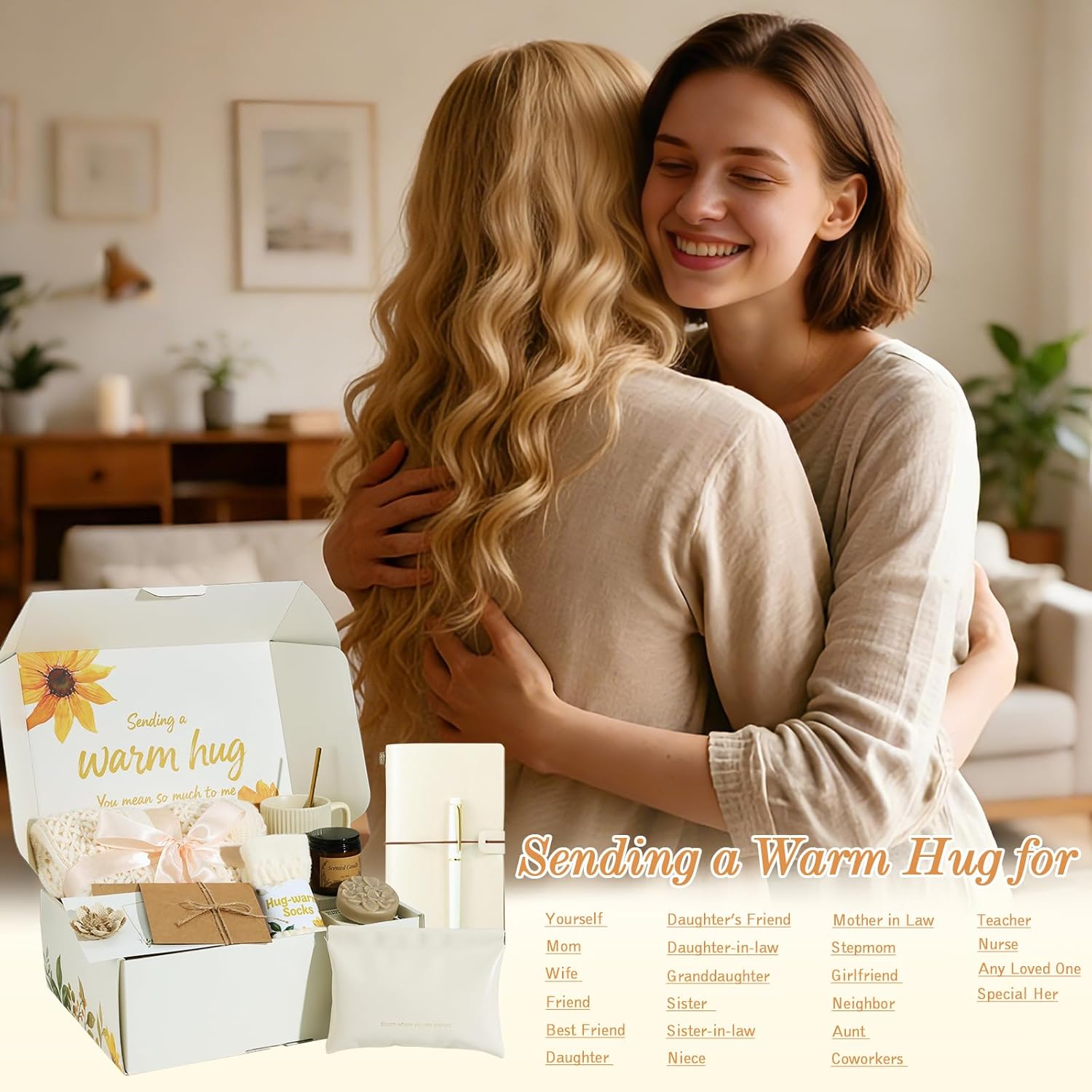 Self Care Gifts for Womens Birthday Gift Get Well Soon Gift - Sympathy Gift Baskets for Women Care Package, Thinking of You Gifts for Her Mom Wife Daughter Sister Girlfriend Best Friend - Image 3