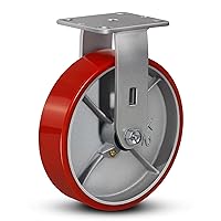 Vista 25 de Ruedas industriales de 5"x2", ruedas de servicio pesado, ruedas de poliuretano, capacidad de hasta 1000 lb. Uso para camión de plataforma, carrito