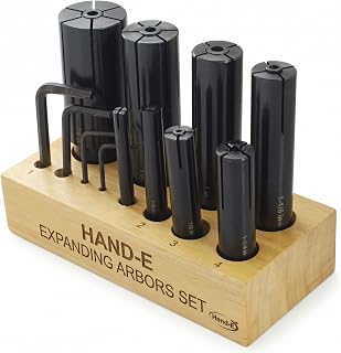 Accusize Industrial Tools Hand-E Expanding Arbors and Sets, 8 Pieces/Set, 6931-0900