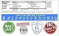 Vista 26 de Frutas secas GERBS, Top 14 libres de alergia alimentaria, sin sulfuro, sin conservantes, sin OMG, vegano