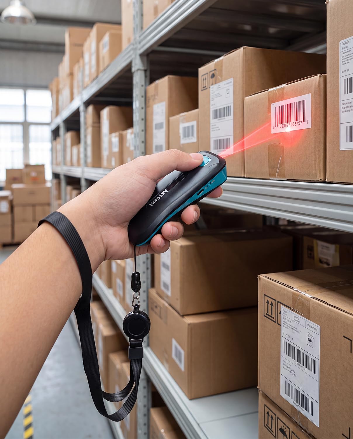 Barcode Scanner Bundle: USB Wired 2D QR Barcode Scanner with Stand + Mini Portable Bluetooth Wireless Barcode Scanner, 3-in-1 Cordless Pocket Code Reader for Inventory, POS, Warehouse, Retail 3 710LE0foOLL. AC SL1500