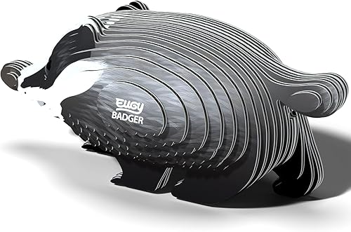Miniatura 3 de Eugy Badger - Rompecabezas 3D de 35 piezas, ecológico, educativo, para niños de 6 años en adelante