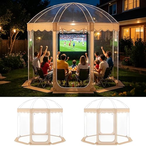 Tente de Sport Transparente 305 x 305 cm SOARS