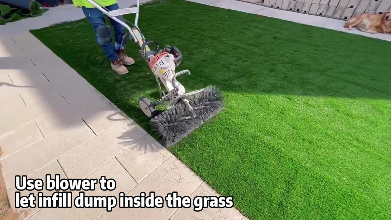 Petgrow All Turf Mats Sand Infill for Artificial Grass Landscape Turf Synthetic Grass,Premium Premium Turf Artificial Grass Infill Silica Free, 50Lbs