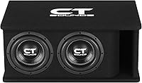 Vista 2 de CT Sounds Caja de subwoofer de coche con puerto dual de 8 "1600W de la serie Tropo - TROPO-2X8D4