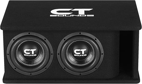 Miniatura 2 de CT Sounds Caja de subwoofer de coche con puerto dual de 8 "1600W de la serie Tropo - TROPO-2X8D4