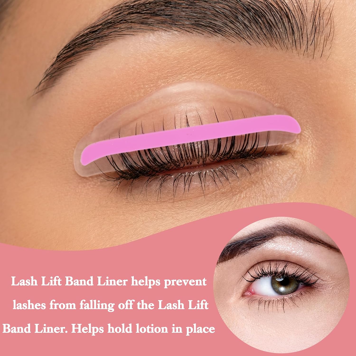 30 Pcs Lash Lift Tools, Reusable Lash Lift Pads, Soft Pads Silicone Perm Ribbon for Eyelashes Lifting Makeup Beauty Tools image 3