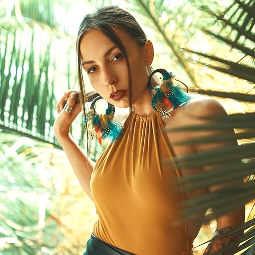 Miniatura 4 de Xrkus 400 plumas de 3-7 pulgadas (2.8-7.1 in), tres tamaños, plumas naturales puras para manualidades, bodas, arreglos florales, centros de mesa de