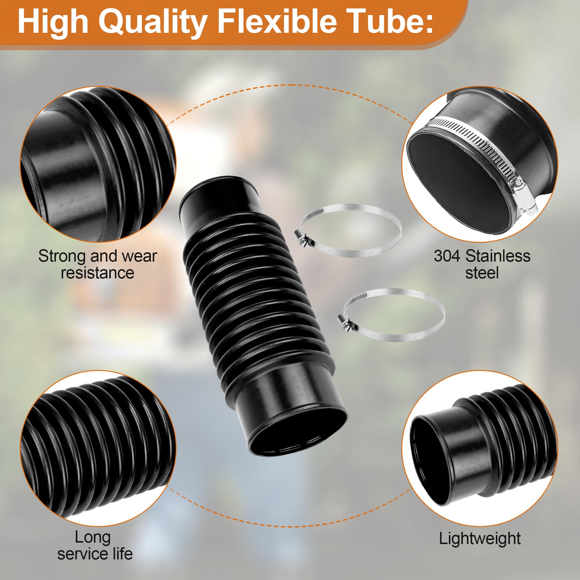 Kit Tuyau Souffleur à Dos Echo PB-760LNH / LNT – Flexible, Débit D’air Amélioré, Léger Et Durable - 6