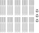 Sewing Machine Needles, 50 Count, Universal Regular Point Sewing Machine Needles for Singer, Brother, Janome, Varmax, Bernina, Kenmore, Schmetz, Sizes 65/9, 75/11, 90/14, 100/16, 110/18