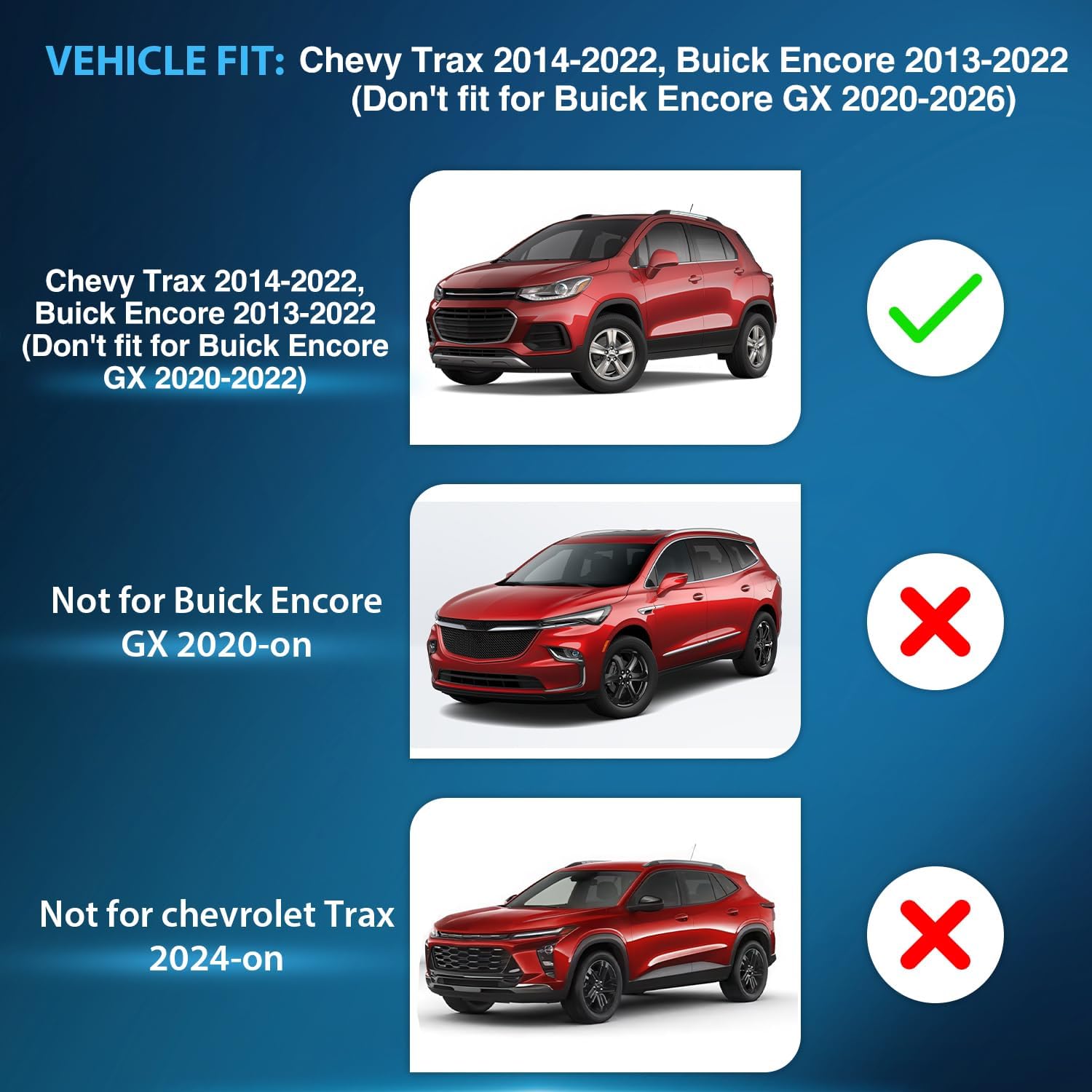 Nilight in Channel Window Deflectors for Chevrolet (Chevy) Trax 2014 2015 2016 2017 2018 2019 2020 2021 2022, Buick Encore 2013-2022 Window Rain Guards, Keep Rain Out & Reduce Wind Noise-4PCS